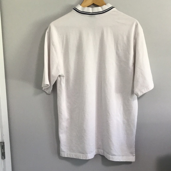 Warner Brothers Mens Polo Shirt, Size L, Colour White with Tasmanian Dev… - Picture 3 of 8